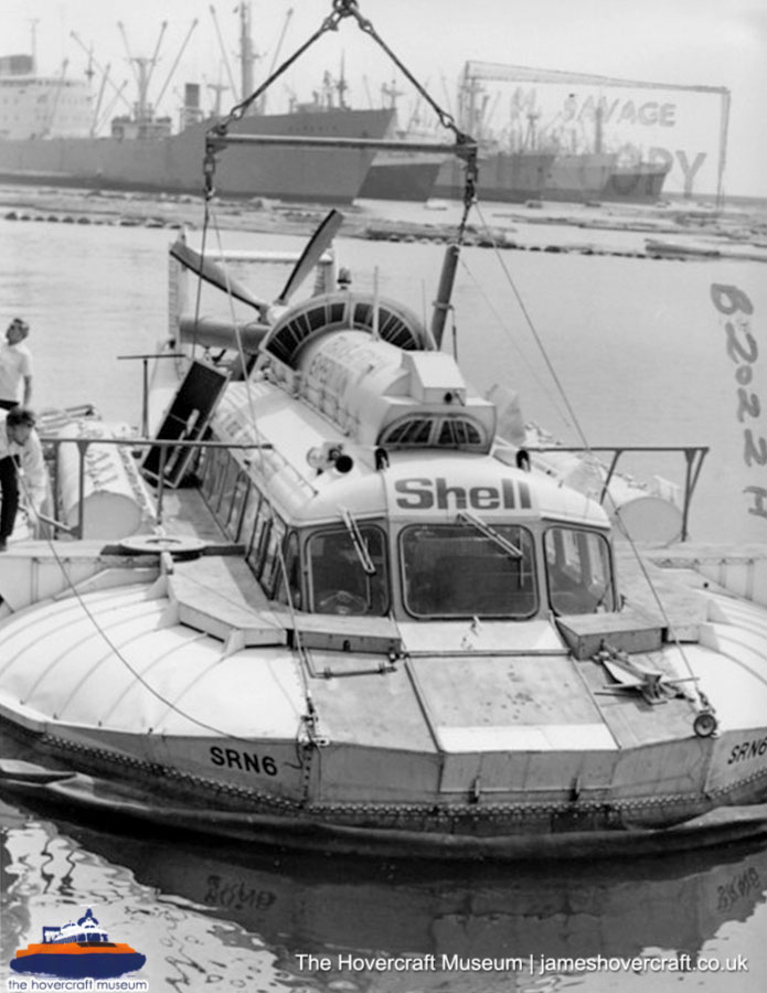 SRN6 - trans-African adventure -  (credit: The Hovercraft Museum Trust).